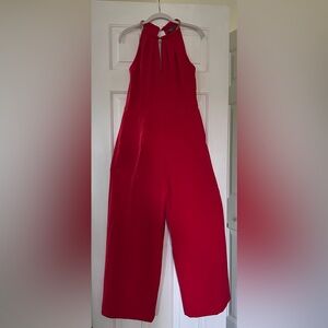 Red jumpsuit